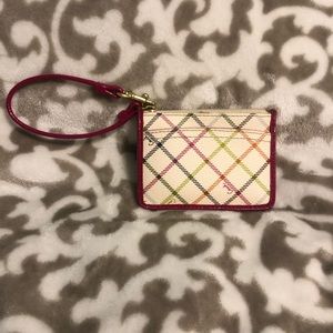 Coach card holder/coin-purse wristlet